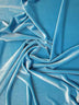 Tela elástica de terciopelo y spandex, 360 gramos, para disfraces / Turquesa / Se vende por yardas