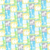Jungle Patch on Blue Baby Prints 100% Cotton Baby Price Per Yard