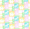 Jungle Patch on Pink Baby Prints 100% Cotton Baby Price Per Yard