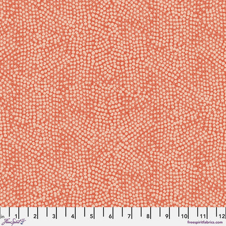 Tela de algodón «Seed Red Flourish And Bloom», 44"/45", por yarda