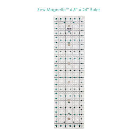 Regla Sew Magnetic 6.5 x 24" de SewTites