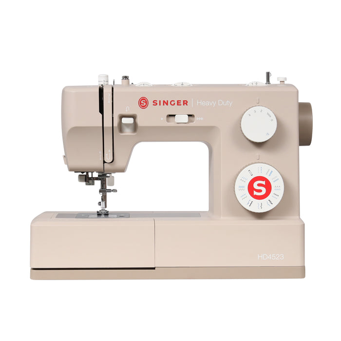 Máquina de coser SINGER® Heavy Duty 4523™ Next Evolution, color beige