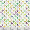 Mardi Gras Fleur De Lis on White 100% Cotton Sold by the Yard Novelty