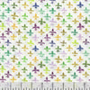 Mardi Gras Fleur De Lis on White 100% Cotton Sold by the Yard Novelty