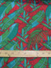 Tejido de poliéster y algodón «Island Breeze» en color rojo