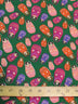 Russian Matryoshka Doll Green Polyester Cotton Fabric