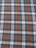 Tejido de franela para uniformes con estampado de tartán / Rojo/Azul