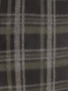 Tartan Plaid Polar Fleece Fabric / Olive/Black / Sold By The Yard||color:Olive/Black