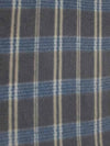 Tejido de forro polar con estampado de tartán / Azul/Gris / Se vende por metros||color: Azul/Gris