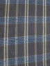 Tejido polar con estampado de tartán / Azul/Gris / Se vende por metros