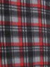 Tartan Plaid Polar Fleece Fabric / Gray/Red / Sold By The Yard