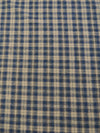 Tejido de franela para uniformes con estampado de tartán / Caqui/Azul