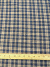 Tejido de franela para uniformes con estampado de tartán / Caqui/Azul||color: Caqui/Azul
