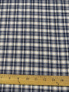 Tejido de franela para uniformes con estampado de tartán / Crema/Azul||color: Crema/Azul