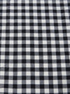 Tartan Plaid Uniform Apparel Flannel Fabric / Buffalo Black