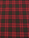 Tejido de franela para uniformes con estampado de tartán / Rojo/Verde/Azul