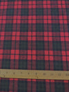Tejido de franela para uniformes con estampado de tartán / Rojo/Verde/Azul||color: Rojo/Verde/Azul