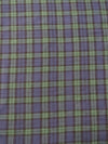 Tartan Plaid Uniform Apparel Flannel Fabric / Green/Purple