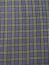 Tartan Plaid Uniform Apparel Flannel Fabric / Green/Purple