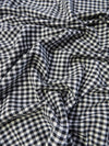 Buffalo Plaid Flannel Fabric Mini Black