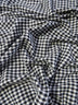 Buffalo Plaid Flannel Fabric Mini Black