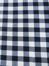 Tejido de franela para uniformes con estampado de tartán / Azul marino Buffalo / Se vende por metros