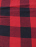 Tejido de franela para uniformes con estampado de tartán / Rojo «Big Buffalo»/Negro / Se vende por metros