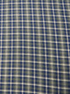 Tejido de franela para uniformes con estampado de tartán / Verde oliva/Azul