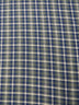 Tejido de franela para uniformes con estampado de tartán / Verde oliva/Azul