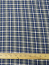 Tejido de franela para uniformes con estampado de tartán / Verde oliva/Azul||color: Verde oliva/Azul