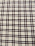 Tartan Plaid Uniform Apparel Flannel Fabric / Brown/Cream / Sold By The Yard