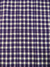 Tartan Plaid Uniform Apparel Flannel Fabric / Purple/White / Sold By The Yard