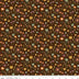 The Awe of Autumn Floral Brown 43"/44" Fabric Per Yard