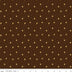The Awe of Autumn Flower Toss Brown 43"/44" Fabric Per Yard
