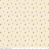 The Awe of Autumn Flower Toss Cream 43"/44" Fabric Per Yard