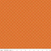 Tela «The Awe of Autumn Grid Orange» de 43"/44", por yarda