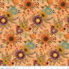 The Awe of Autumn Main Orange 43"/44" Fabric Per Yard