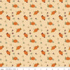 The Awe of Autumn Pumpkins Latte 43"/44" Fabric Per Yard