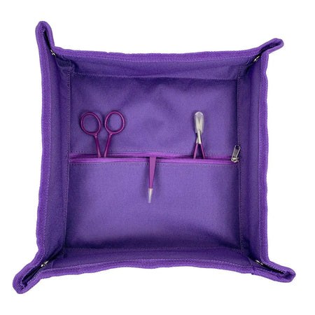 Alfombrilla para ollas Tote morada para almacenamiento