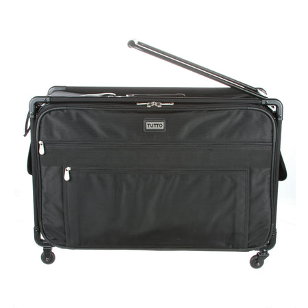 Estuche con ruedas para máquina de coser Tutto 2X grande 28 pulgadas negro