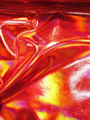 Ultra Holographic Glossy Patent Spandex Vinyl Fabric / Purple / Sold By The Yard
