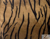 Brown Velboa Tiger Animal Short Pile Fabric / Sold By The Yard||color:Brown Tiger