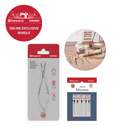 HUSQVARNA® VIKING® Ribbon Embroidery Attachment Bundle