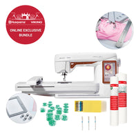 Paquete de máquina de coser y bordar HUSQVARNA® VIKING® DESIGNER TOPAZ™ 40