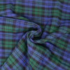 RTC Fabrics 44"/45" Wide 100% Cotton Yarn Dyed Flannel Cut by Yard, Plaids Buffalo Check Black Hunter Lapis
