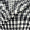 Tejidos RTC de 44"/45" de ancho, franela 100 % algodón teñida en hilo, vendida por yardas, estampado a cuadros en tonos crema y negro