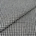Tejidos RTC de 44"/45" de ancho, franela 100 % algodón teñida en hilo, vendida por yardas, estampado a cuadros en tonos crema y negro