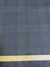Tela de lona de cuadros escoceses 100 % algodón encerado - Blackwatch