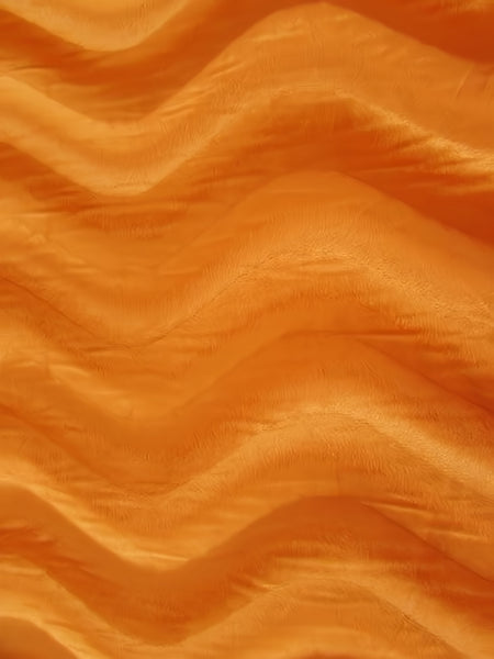 Orange Velboa Solid Wavy Short Pile Fabric / Sold By The Yard||color:Orange