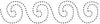 Dotted wavy line pattern